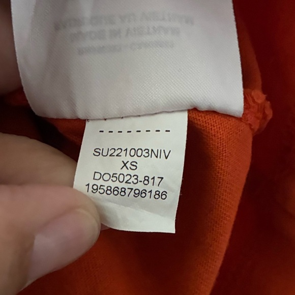 Jordan Women's Orange Crop Top XS - Picture 10 of 11